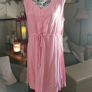 Pink summer dress